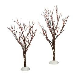 WINTER BERRY TREES SET/2